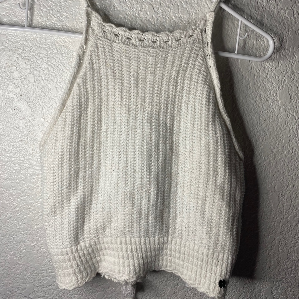 Hollister Crocheted Top Large